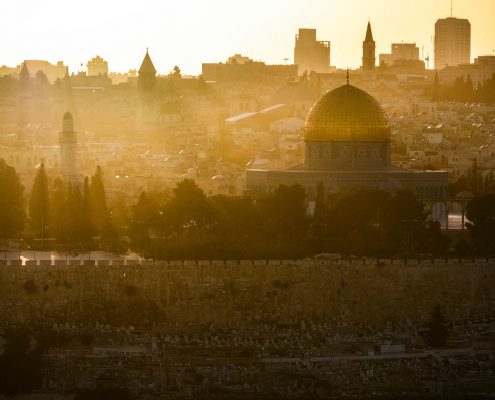 jerusalem at sunrise