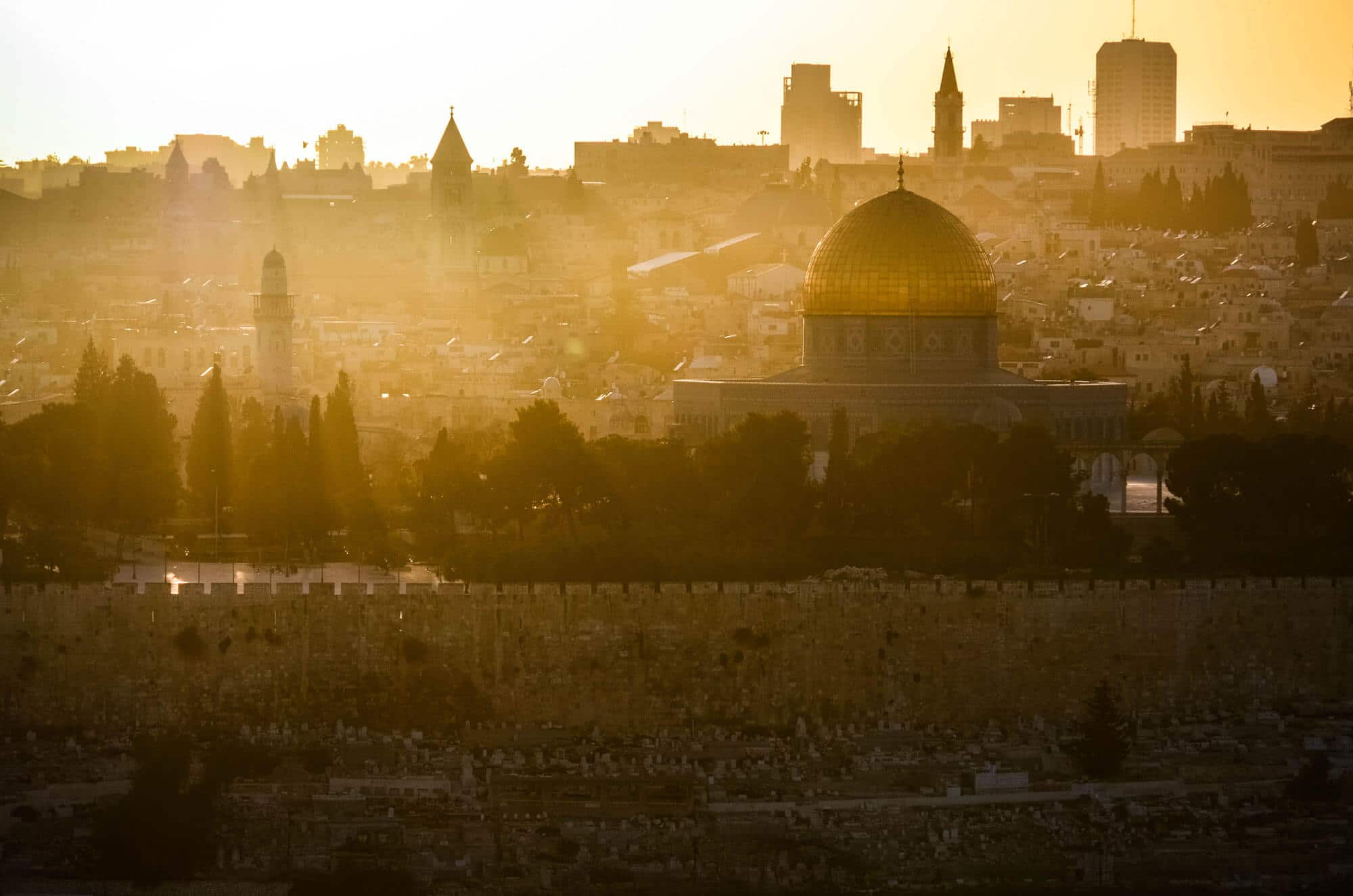 jerusalem at sunrise